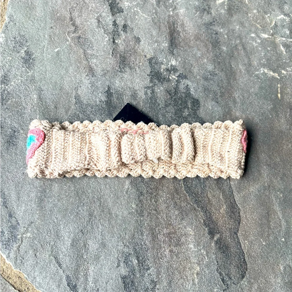 Small Heart Crochet Hair Wrap